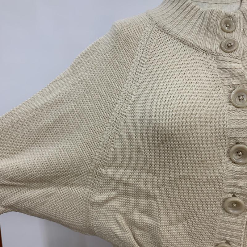 ニジュウサンク 23区 カーディガン 半袖 無地 ベージュ / ベージュ / レディース USED 古着 中古 10042681