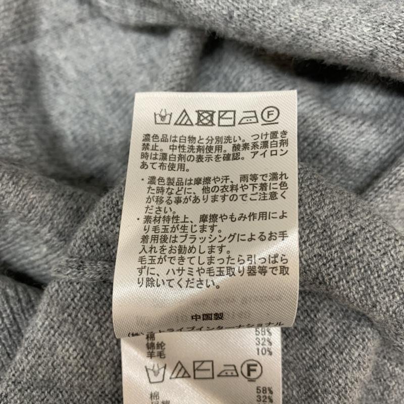 アースミュージックアンドエコロジー earth music&ecology ニット、セーター 長袖 FREE 無地 灰 / グレー / レディース USED 古着 中古 10042683