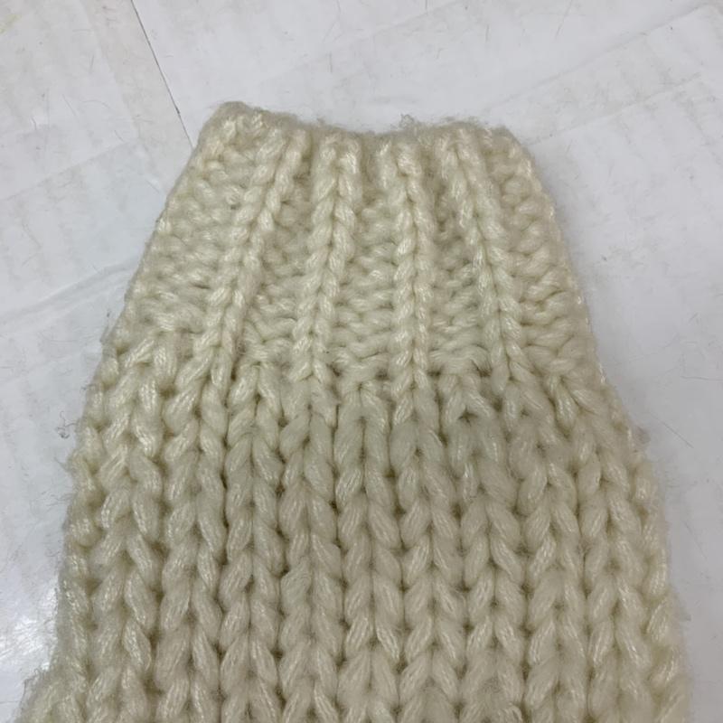 ヘザー Heather ニット、セーター 長袖 KANGOL FREE 無地 白 / ホワイト / レディース USED 古着 中古 10042687