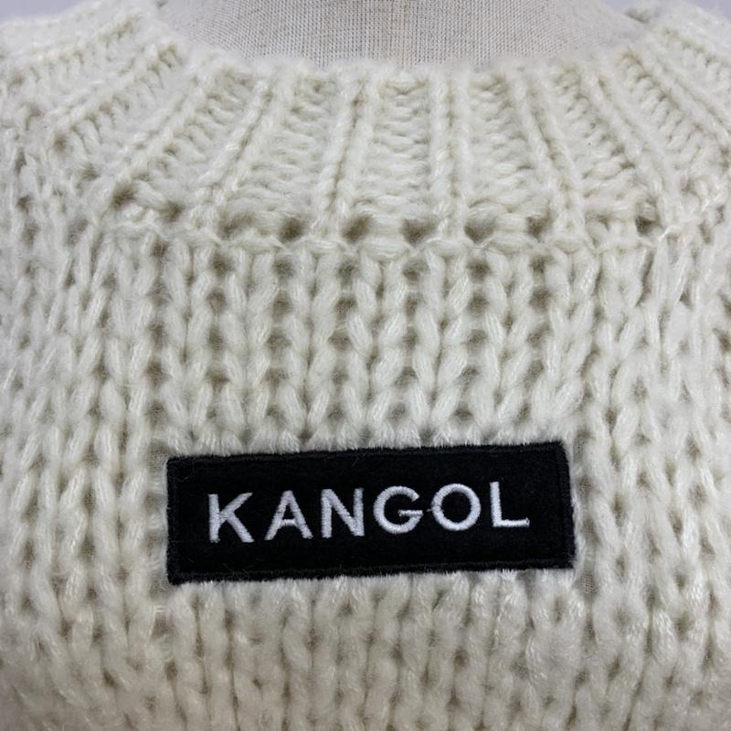ヘザー Heather ニット、セーター 長袖 KANGOL FREE 無地 白 / ホワイト / レディース USED 古着 中古 10042687