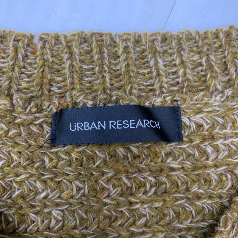 アーバンリサーチ URBAN RESEARCH ニット、セーター 半袖 FREE 無地 茶 / ブラウン / レディース USED 古着 中古 10042688