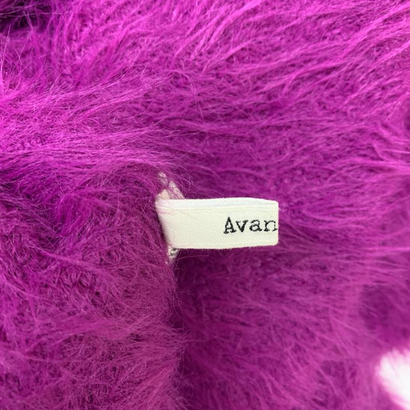 アヴァンリリィ Avan Lily ニット、セーター 長袖 FREE 無地 紫 / パープル / レディース USED 古着 中古 10042714