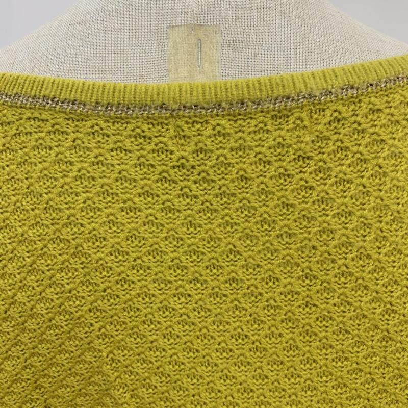ロペピクニック ROPE' PICNIC ニット、セーター 長袖 38 無地 黄緑 / イエローグリーン / レディース USED 古着 中古 10042715