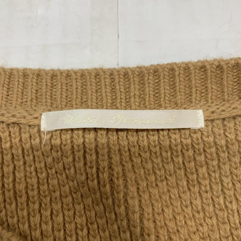 アーバンリサーチ URBAN RESEARCH ニット、セーター 長袖 FREE 無地 茶 / ブラウン / レディース USED 古着 中古 10042717