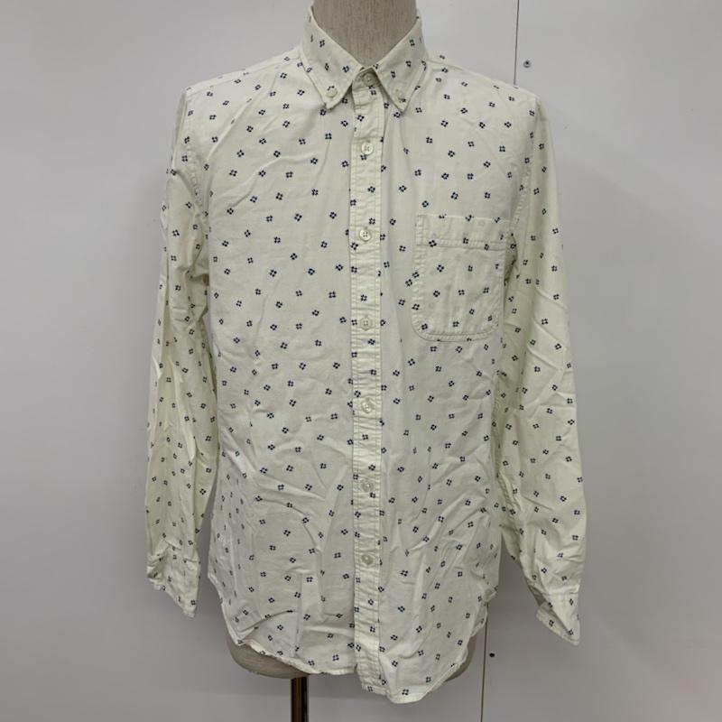 トップマン TOPMAN シャツ、ブラウス 長袖 カジュアルシャツ M 白 / ホワイト / メンズ USED 古着 中古 10042742