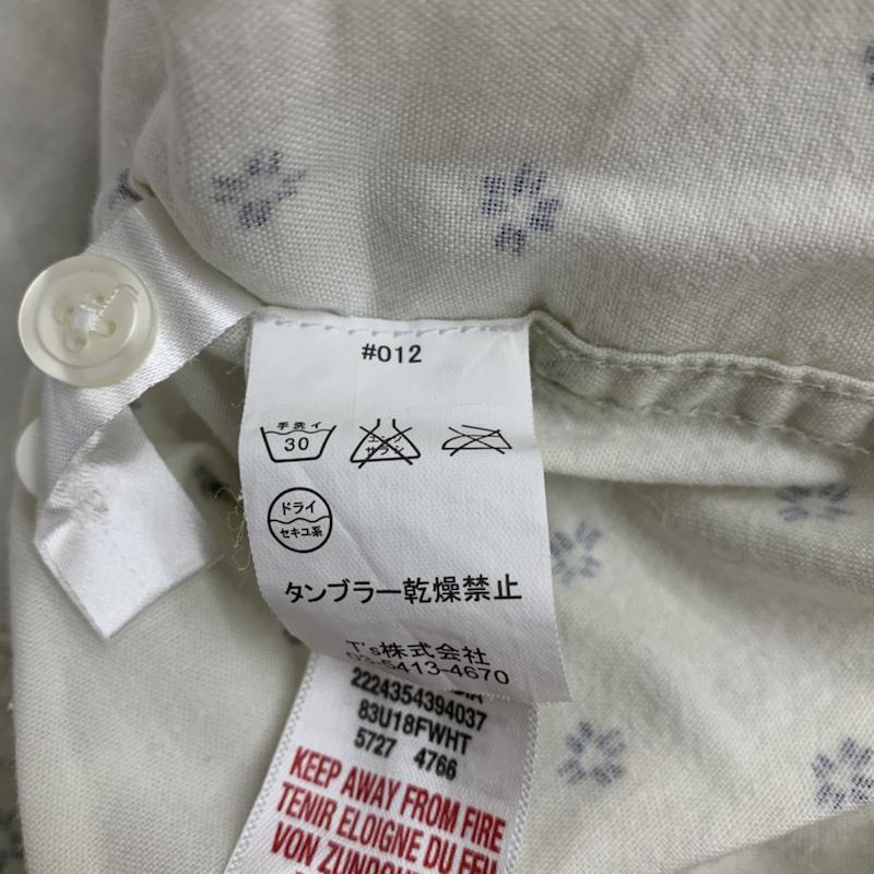 トップマン TOPMAN シャツ、ブラウス 長袖 カジュアルシャツ M 白 / ホワイト / メンズ USED 古着 中古 10042742