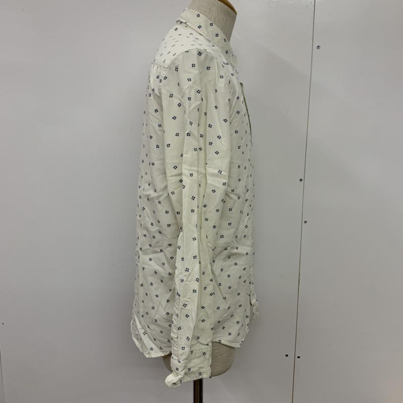 トップマン TOPMAN シャツ、ブラウス 長袖 カジュアルシャツ M 白 / ホワイト / メンズ USED 古着 中古 10042742