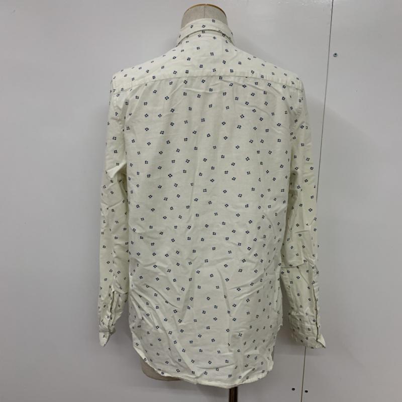 トップマン TOPMAN シャツ、ブラウス 長袖 カジュアルシャツ M 白 / ホワイト / メンズ USED 古着 中古 10042742
