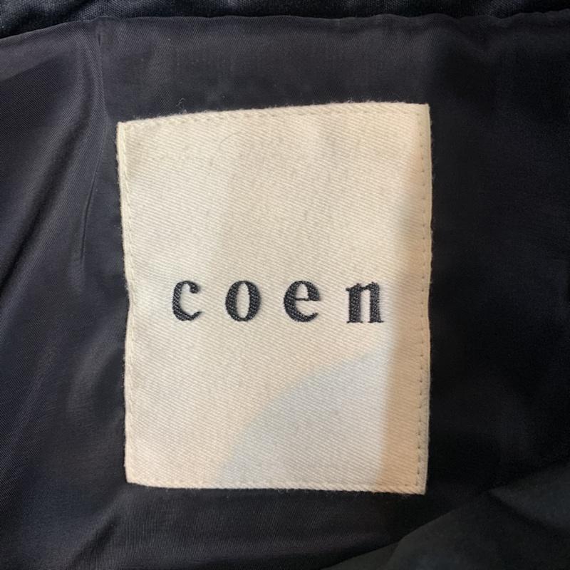 コーエン coen コート コート一般 中綿ポリエステルコート M 無地 黒 / ブラック / レディース USED 古着 中古 10042767