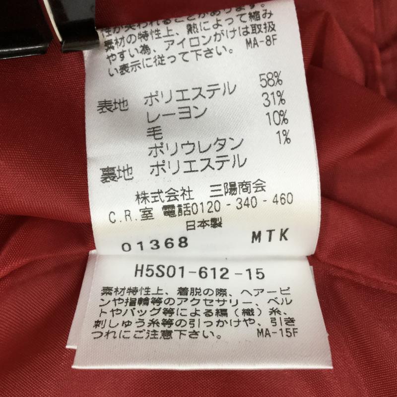 マッキントッシュフィロソフィー MACKINTOSH PHILOSOPH スカート ミニスカート 36 赤 / レッド / レディース USED 古着 中古 10042780