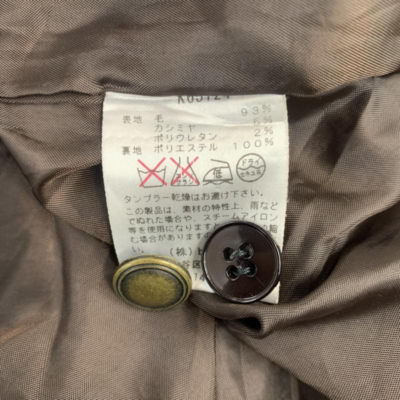 レイビームス Ray BEAMS パンツ スラックス ストライプ 0 ストライプ 茶 / ブラウン / レディース USED 古着 中古 10042825