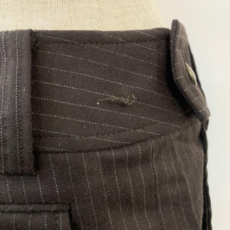 レイビームス Ray BEAMS パンツ スラックス ストライプ 0 ストライプ 茶 / ブラウン / レディース USED 古着 中古 10042825