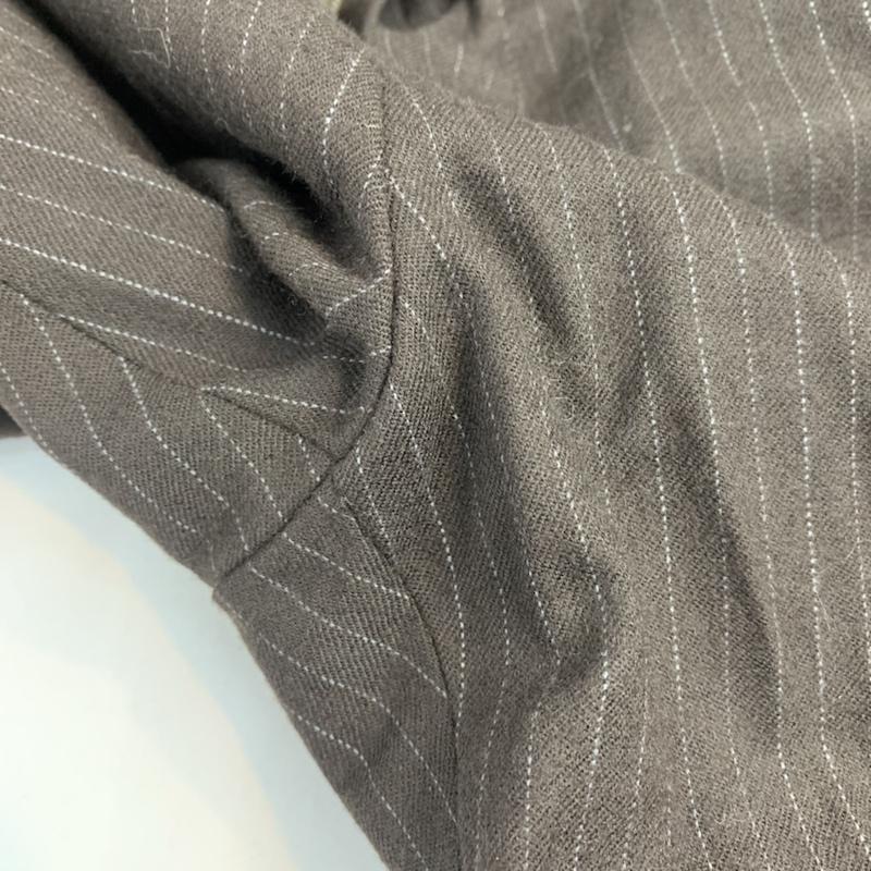 レイビームス Ray BEAMS パンツ スラックス ストライプ 0 ストライプ 茶 / ブラウン / レディース USED 古着 中古 10042825