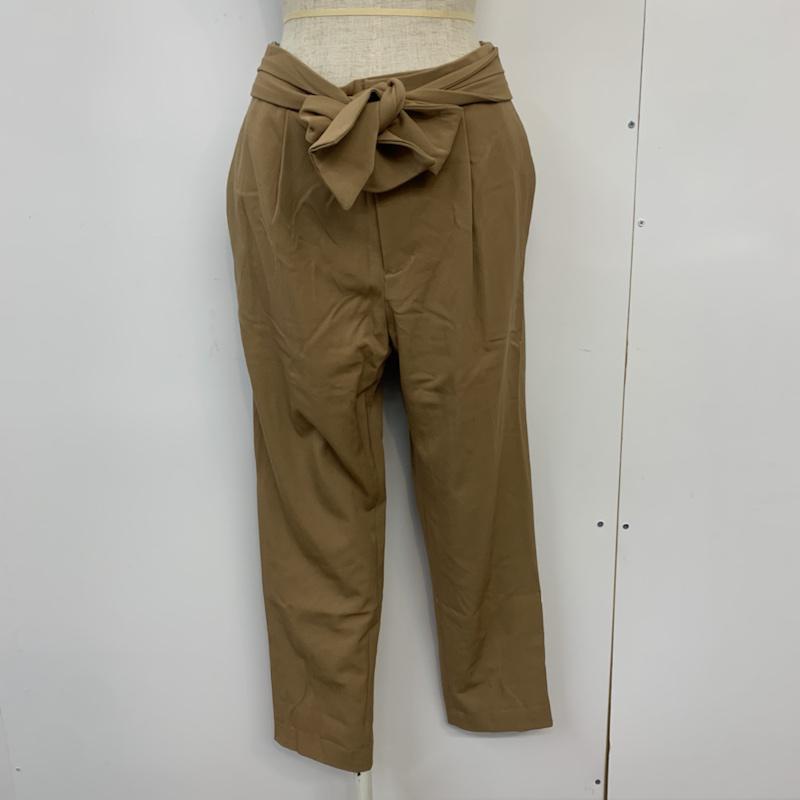 ミスティウーマン mysty woman パンツ スラックス FREE 無地 キャメル / キャメル / レディース USED 古着 中古 10042828