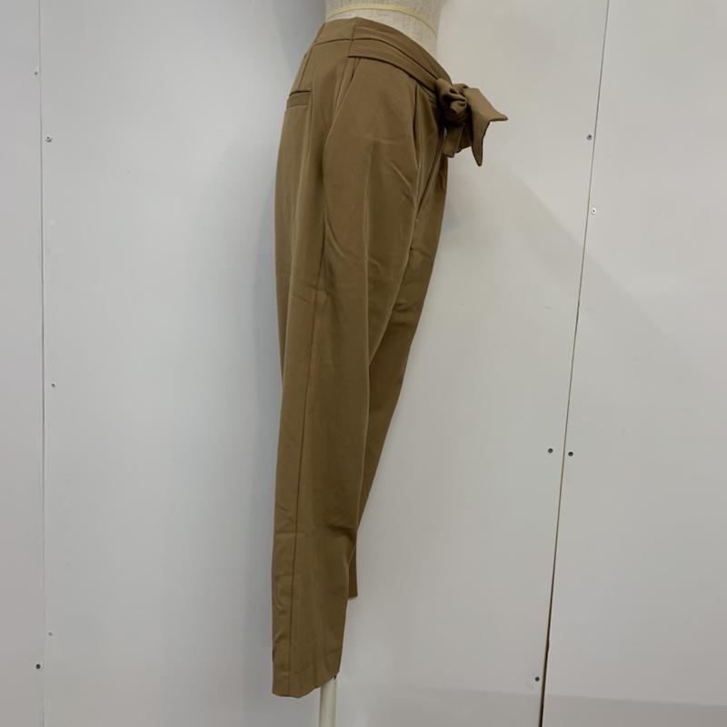 ミスティウーマン mysty woman パンツ スラックス FREE 無地 キャメル / キャメル / レディース USED 古着 中古 10042828