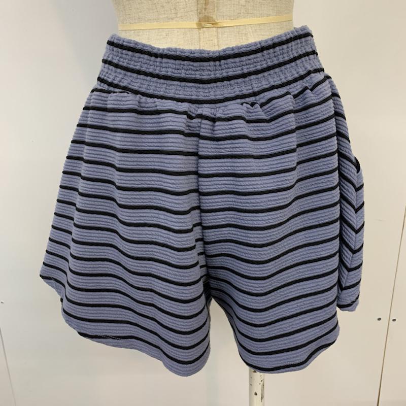 オリーブデオリーブ OLIVE des OLIVE パンツ ショートパンツ ボーダー ボーダー柄 水色 / ライトブルー / レディース USED 古着 中古 10042841