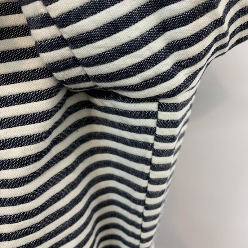 ザラベーシック ZARA BASIC ジャケット、上着 ジャケット、ブレザー ボーダー M ボーダー柄 白 / ホワイト / X 紺 / ネイビー / レディース USED 古着 中古 10042870