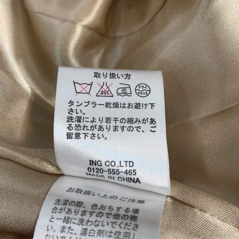 イング INGNI ジャケット、上着 ジャケット、ブレザー M 無地 茶 / ブラウン / レディース USED 古着 中古 10042873