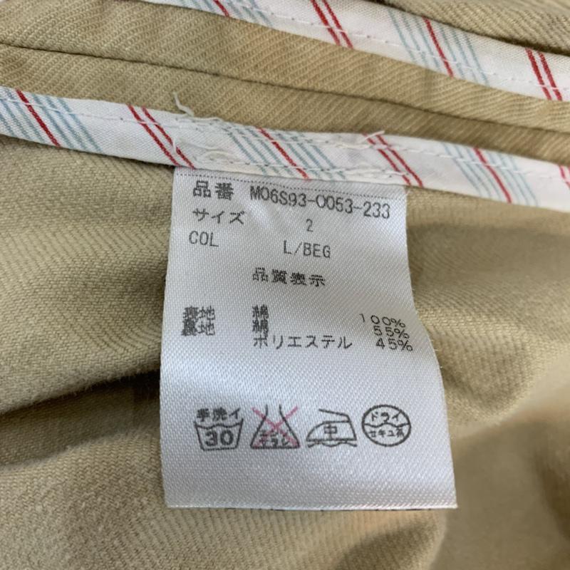 マウジー MOUSSY コート コート一般 2 無地 ベージュ / ベージュ / レディース USED 古着 中古 10042877