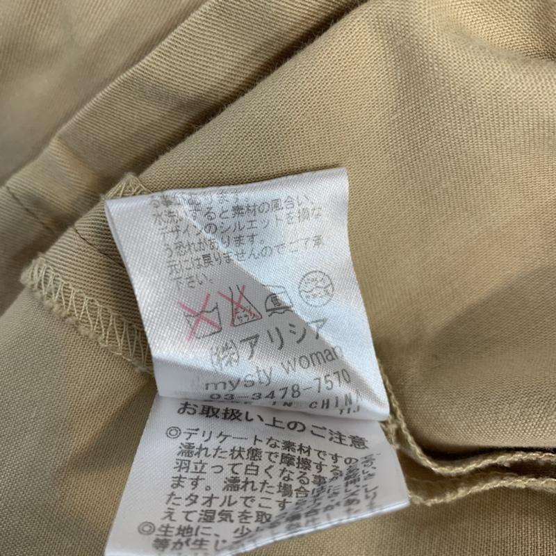 ミスティウーマン mysty woman ジャケット、上着 ジャケット、ブレザー M 無地 ベージュ / ベージュ / レディース USED 古着 中古 10042881