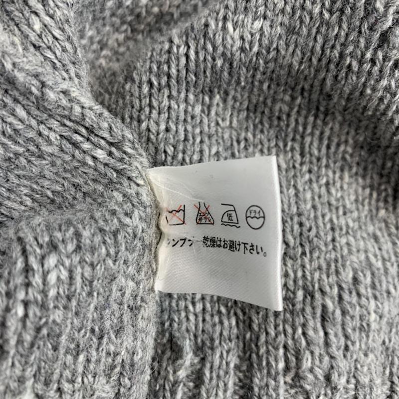 レイジブルー RAGEBLUE カーディガン 長袖 M 無地 灰 / グレー / メンズ USED 古着 中古 10042896