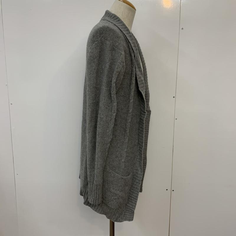 レイジブルー RAGEBLUE カーディガン 長袖 M 無地 灰 / グレー / メンズ USED 古着 中古 10042896