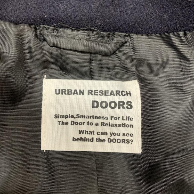 アーバンリサーチドアーズ URBAN RESEARCH DOORS コート ピーコート FREE 無地 紺 / ネイビー / レディース USED 古着 中古 10042963