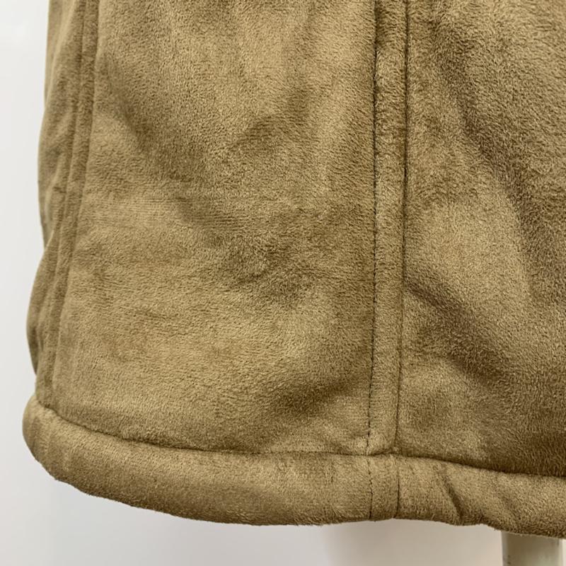 ナチュラルビューティーベーシック NATURAL BEAUTY BASIC コート コート一般 フェイクムートンコート L 無地 白 / ホワイト / X 茶 / ブラウン / レディース USED 古着 中古 10042964