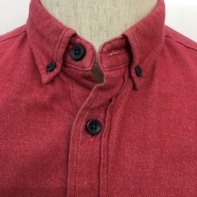 アーバンリサーチ URBAN RESEARCH シャツ、ブラウス 長袖 ボタンダウン 38 無地 マゼンタ / マゼンタ / メンズ USED 古着 中古 10043014