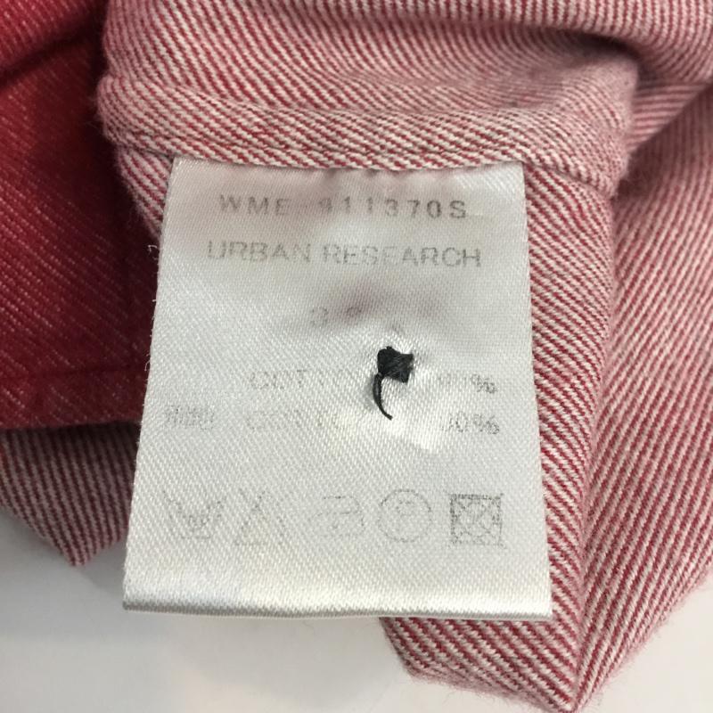 アーバンリサーチ URBAN RESEARCH シャツ、ブラウス 長袖 ボタンダウン 38 無地 マゼンタ / マゼンタ / メンズ USED 古着 中古 10043014