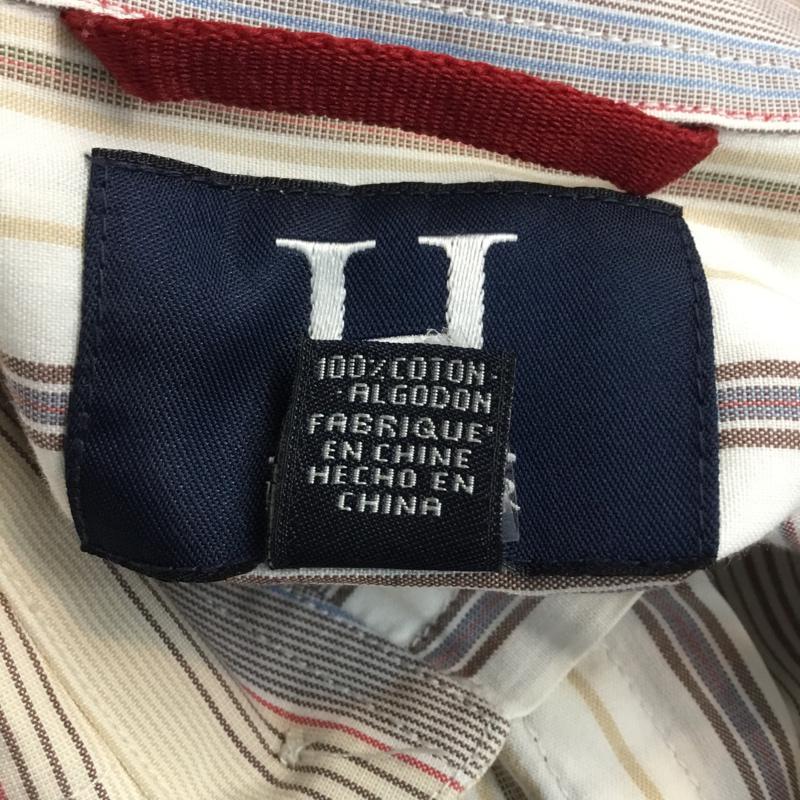 トミーヒルフィガー TOMMY HILFIGER シャツ、ブラウス 長袖 ボタンダウン ストライプ S ストライプ マルチカラー / マルチカラー / メンズ USED 古着 中古 10043021