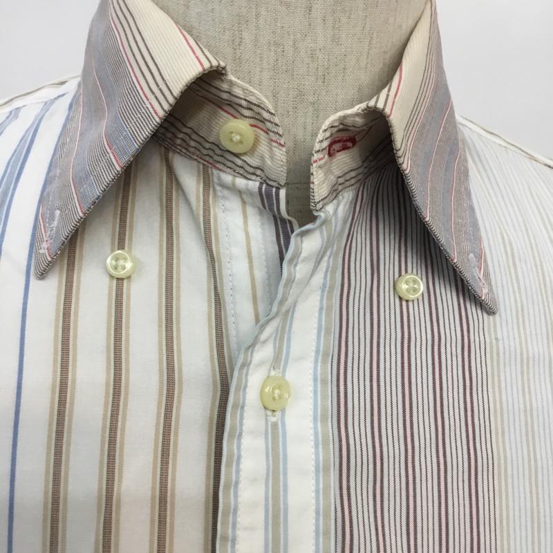 トミーヒルフィガー TOMMY HILFIGER シャツ、ブラウス 長袖 ボタンダウン ストライプ S ストライプ マルチカラー / マルチカラー / メンズ USED 古着 中古 10043021