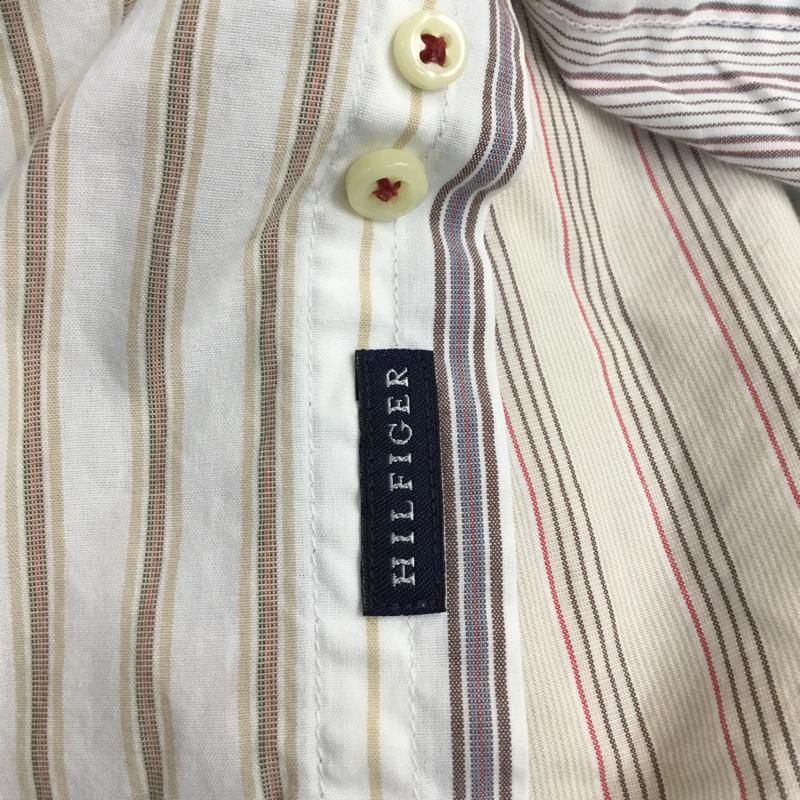 トミーヒルフィガー TOMMY HILFIGER シャツ、ブラウス 長袖 ボタンダウン ストライプ S ストライプ マルチカラー / マルチカラー / メンズ USED 古着 中古 10043021