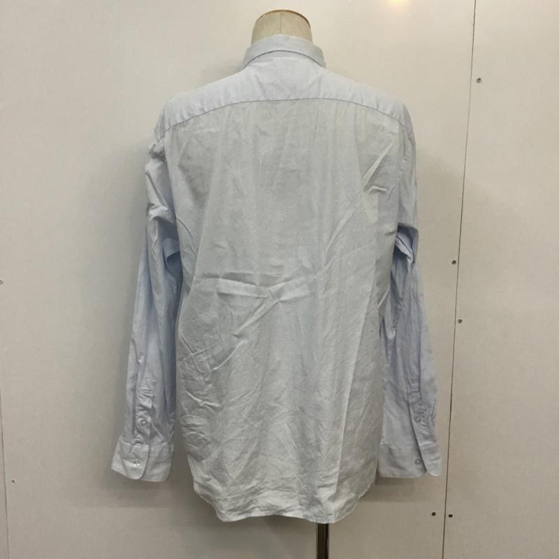 エフエイティー FAT シャツ、ブラウス 長袖 チェック XL 水色 / ライトブルー / X 紺 / ネイビー / メンズ USED 古着 中古 10043029
