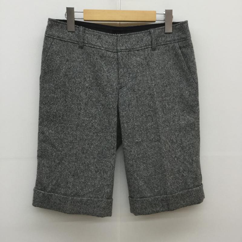 インディヴィ INDIVI パンツ ショートパンツ 40 白 / ホワイト / X 黒 / ブラック / レディース USED 古着 中古 10043049