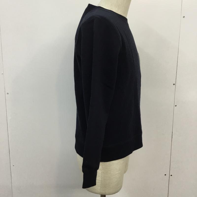 サニーレーベル Sonny Label トレーナー 長袖 スウェット プルオーバー M 無地 紺 / ネイビー / X 灰 / グレー / メンズ USED 古着 中古 10043050
