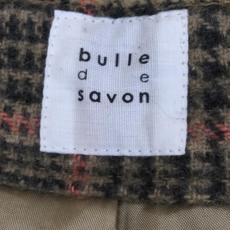 ビュル デ サボン bulle de savon パンツ ショートパンツ FREE チェック 茶 / ブラウン / X 黒 / ブラック / X 桃 / ピンク / レディース USED 古着 中古 10043051