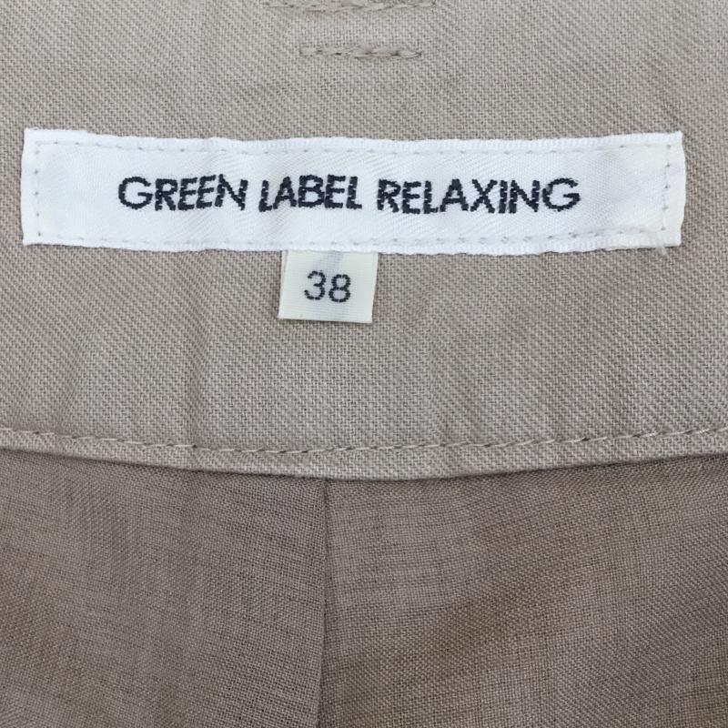 グリーンレーベルリラクシング green label relaxing パンツ ショートパンツ 38 ベージュ / ベージュ / レディース USED 古着 中古 10043052