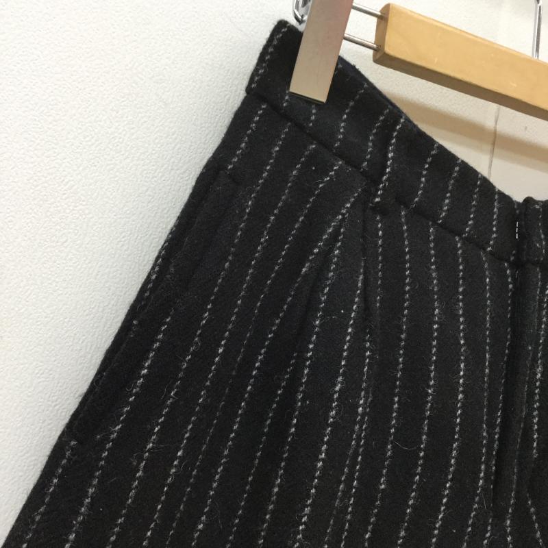 グリーンレーベルリラクシング green label relaxing パンツ ショートパンツ 38 ストライプ 黒 / ブラック / X 白 / ホワイト / レディース USED 古着 中古 10043057
