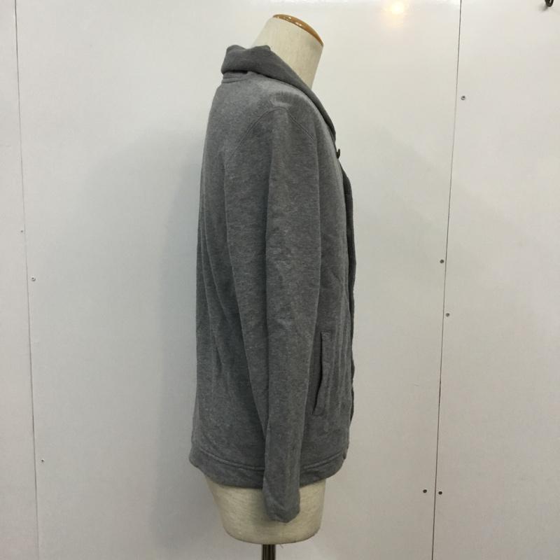 アーバンリサーチ URBAN RESEARCH カーディガン 長袖 ショールカラー 40 無地 灰 / グレー / メンズ USED 古着 中古 10043063