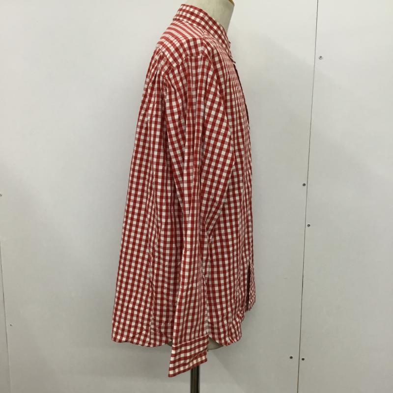 エフエイティー FAT シャツ、ブラウス 長袖 チェックシャツ XL チェック 赤 / レッド / メンズ USED 古着 中古 10043088