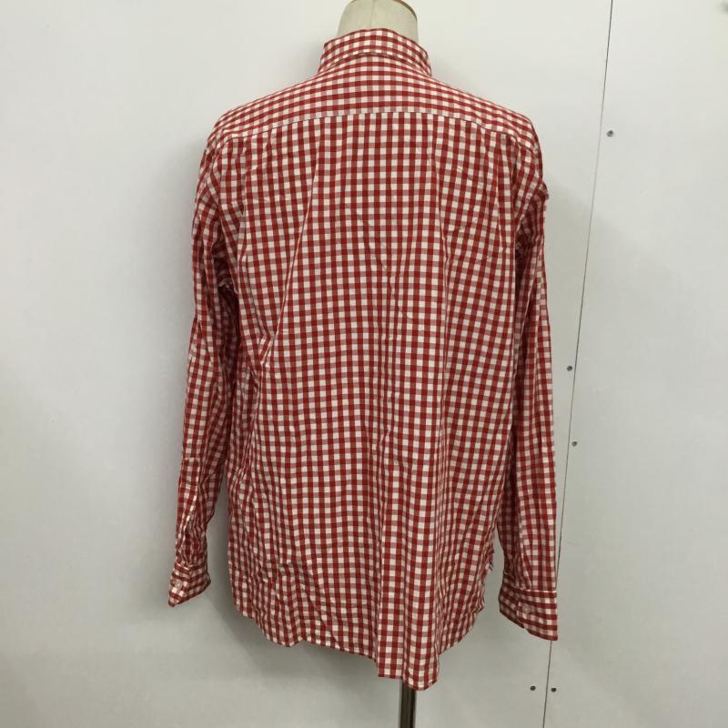 エフエイティー FAT シャツ、ブラウス 長袖 チェックシャツ XL チェック 赤 / レッド / メンズ USED 古着 中古 10043088