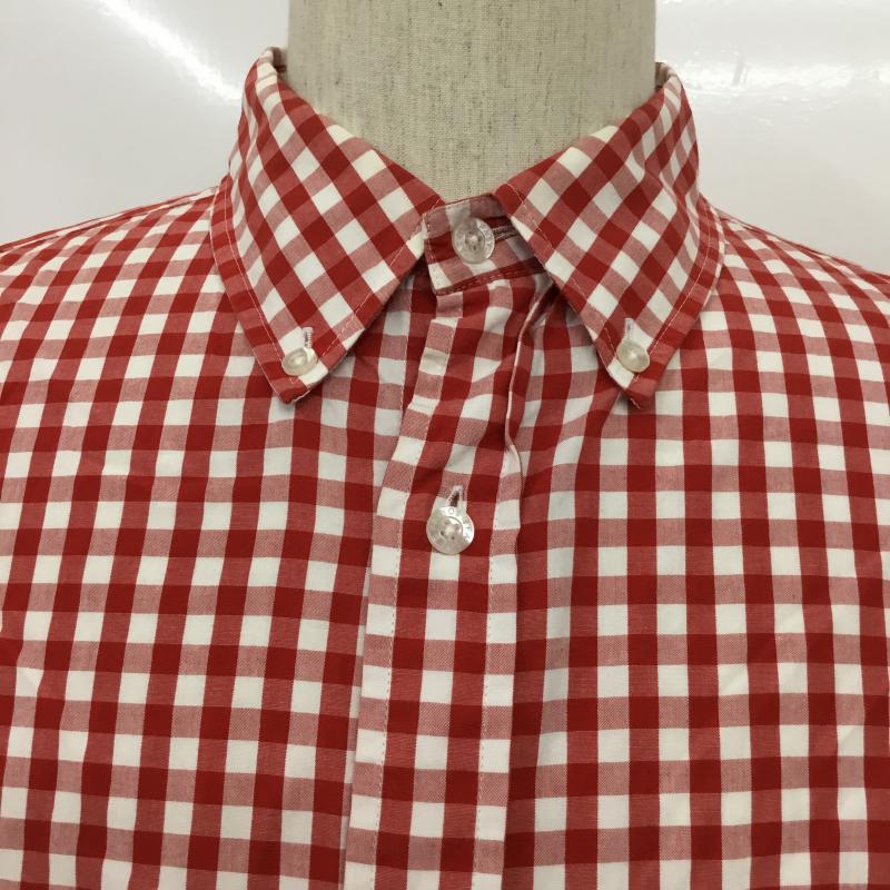 エフエイティー FAT シャツ、ブラウス 長袖 チェックシャツ XL チェック 赤 / レッド / メンズ USED 古着 中古 10043088