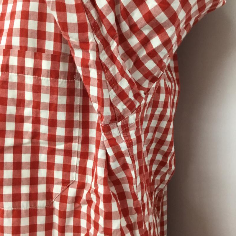 エフエイティー FAT シャツ、ブラウス 長袖 チェックシャツ XL チェック 赤 / レッド / メンズ USED 古着 中古 10043088