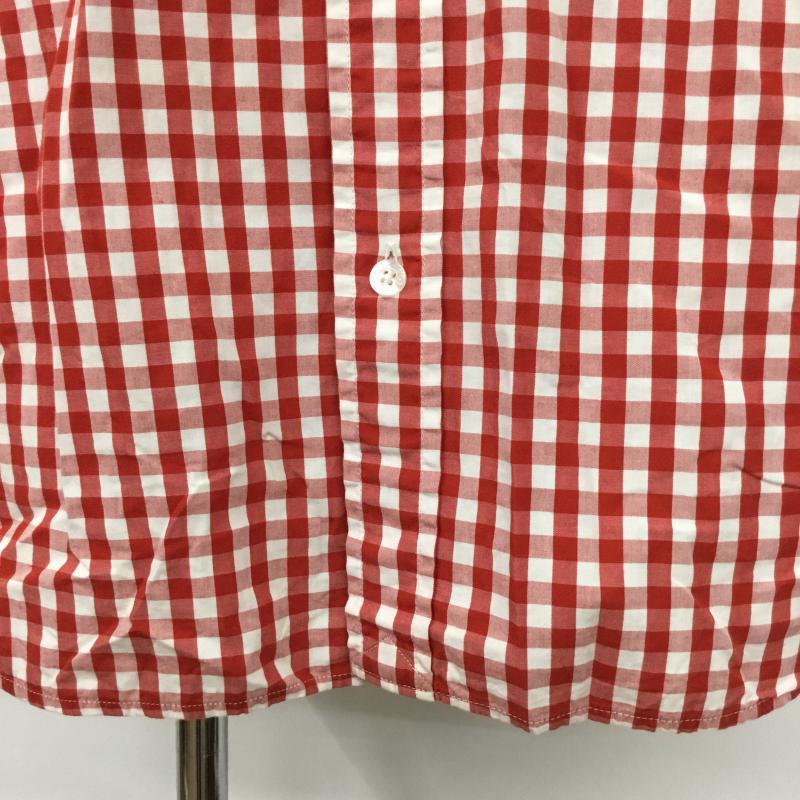 エフエイティー FAT シャツ、ブラウス 長袖 チェックシャツ XL チェック 赤 / レッド / メンズ USED 古着 中古 10043088