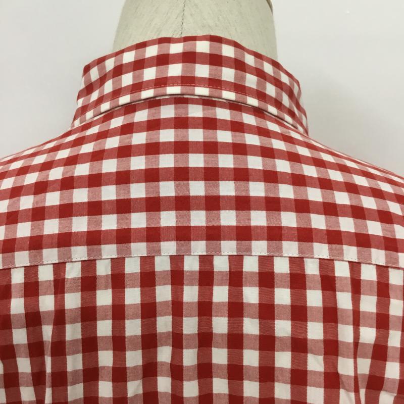 エフエイティー FAT シャツ、ブラウス 長袖 チェックシャツ XL チェック 赤 / レッド / メンズ USED 古着 中古 10043088