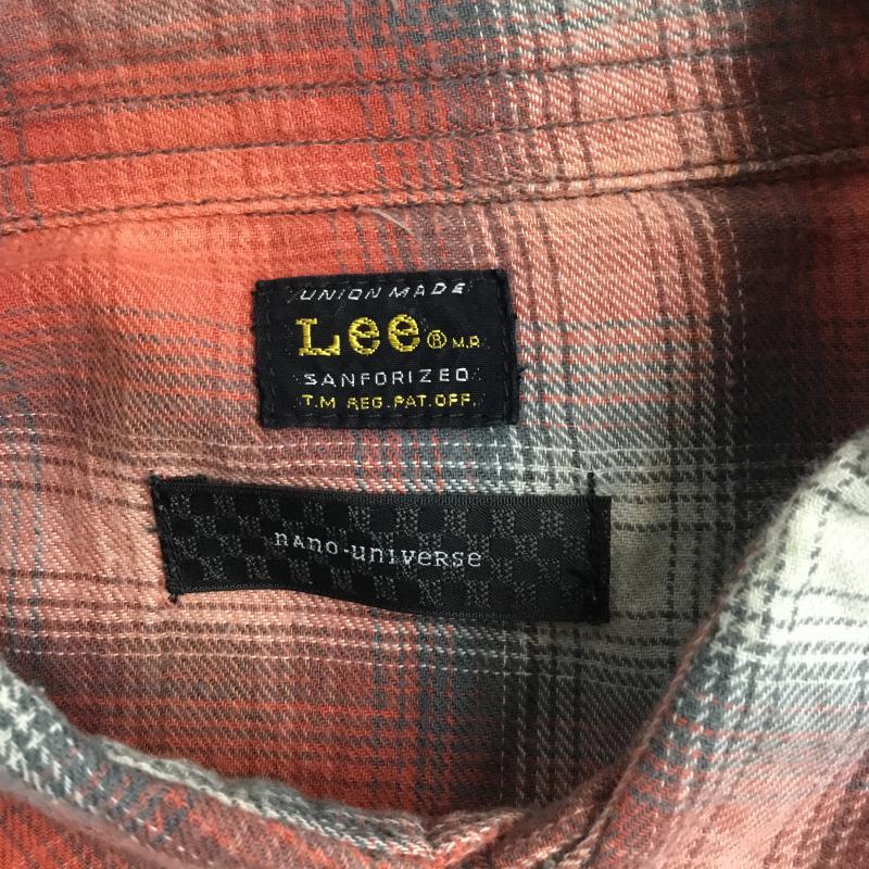 ナノユニバース nano・universe シャツ、ブラウス 長袖 チェックシャツ Lee M チェック マルチカラー / マルチカラー / メンズ USED 古着 中古 10043091