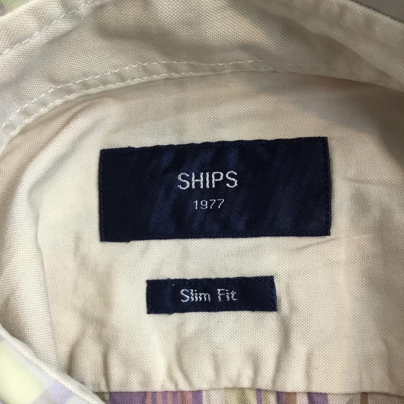 シップス SHIPS シャツ、ブラウス 長袖 チェックシャツ S チェック マルチカラー / マルチカラー / メンズ USED 古着 中古 10043093