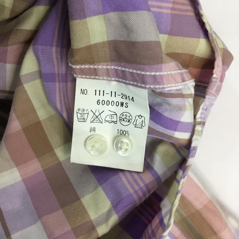 シップス SHIPS シャツ、ブラウス 長袖 チェックシャツ S チェック マルチカラー / マルチカラー / メンズ USED 古着 中古 10043093