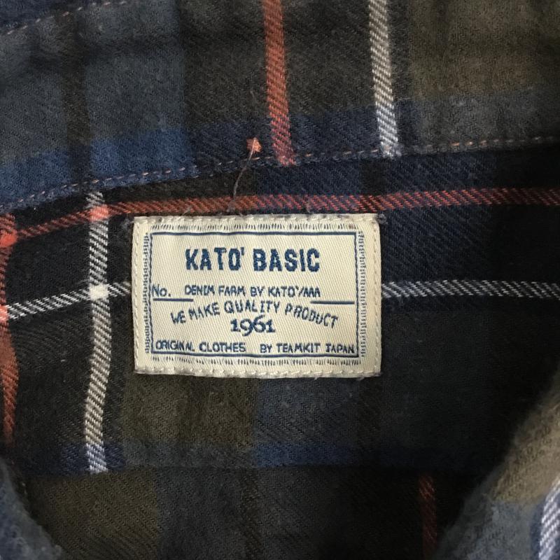 カトー KATO` シャツ、ブラウス 長袖 チェックシャツ S チェック マルチカラー / マルチカラー / メンズ USED 古着 中古 10043101